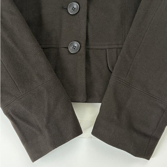 Harve Benard Vintage Coat Blazer Wool Cashmere Brown Size 8 Old Money Luxury - Picture 11 of 14